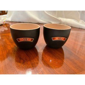 Yours & Mine Pottery Cups Bailey’s Blossoms - Adorable!